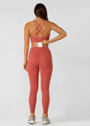 Lotus No Chafe Phone Pocket Ankle Biter Leggings 
