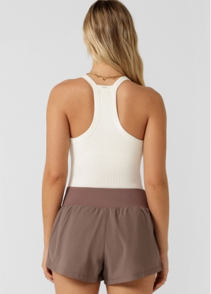 Seamless Crop Tank Bra Combo