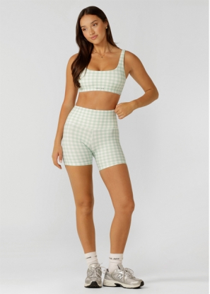 Sweet Gingham Sports Bra